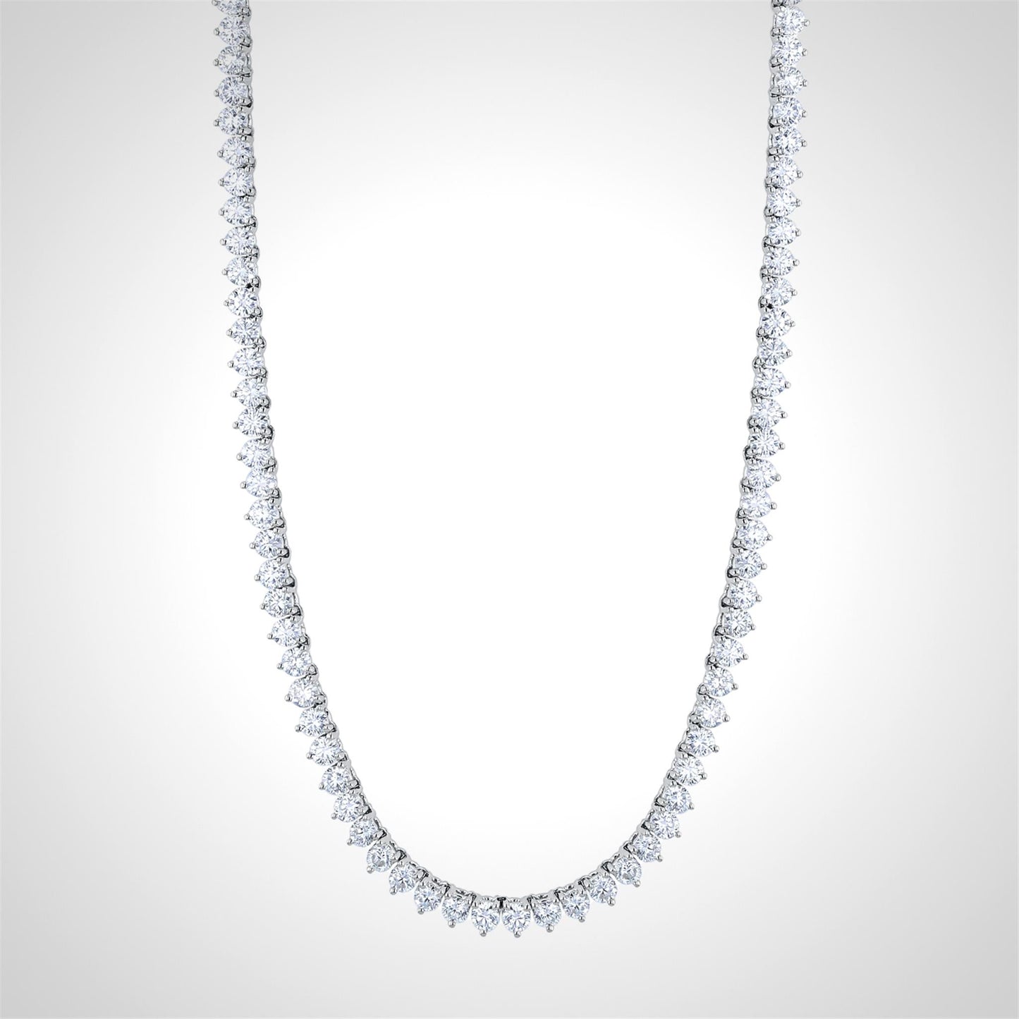 Couture Diamond Opera Necklace in 18k White Gold