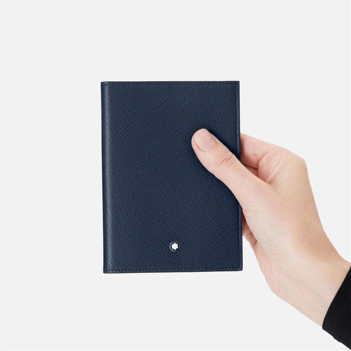 Montblanc Blue Leather Sartorial Passport Holder
