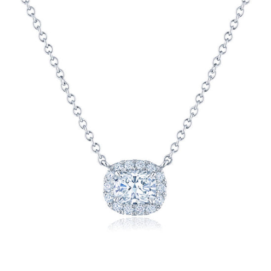 Kwiat Pendant with a Kwiat Cushion™ diamond set