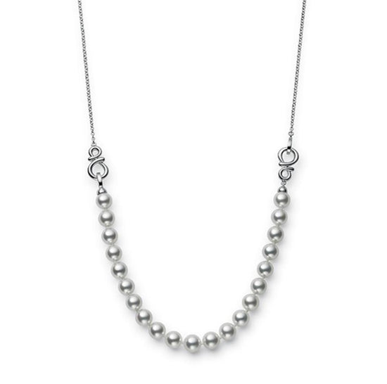 Mikimoto Ruyi Collection Akoya Pearl Adjustable Necklace
