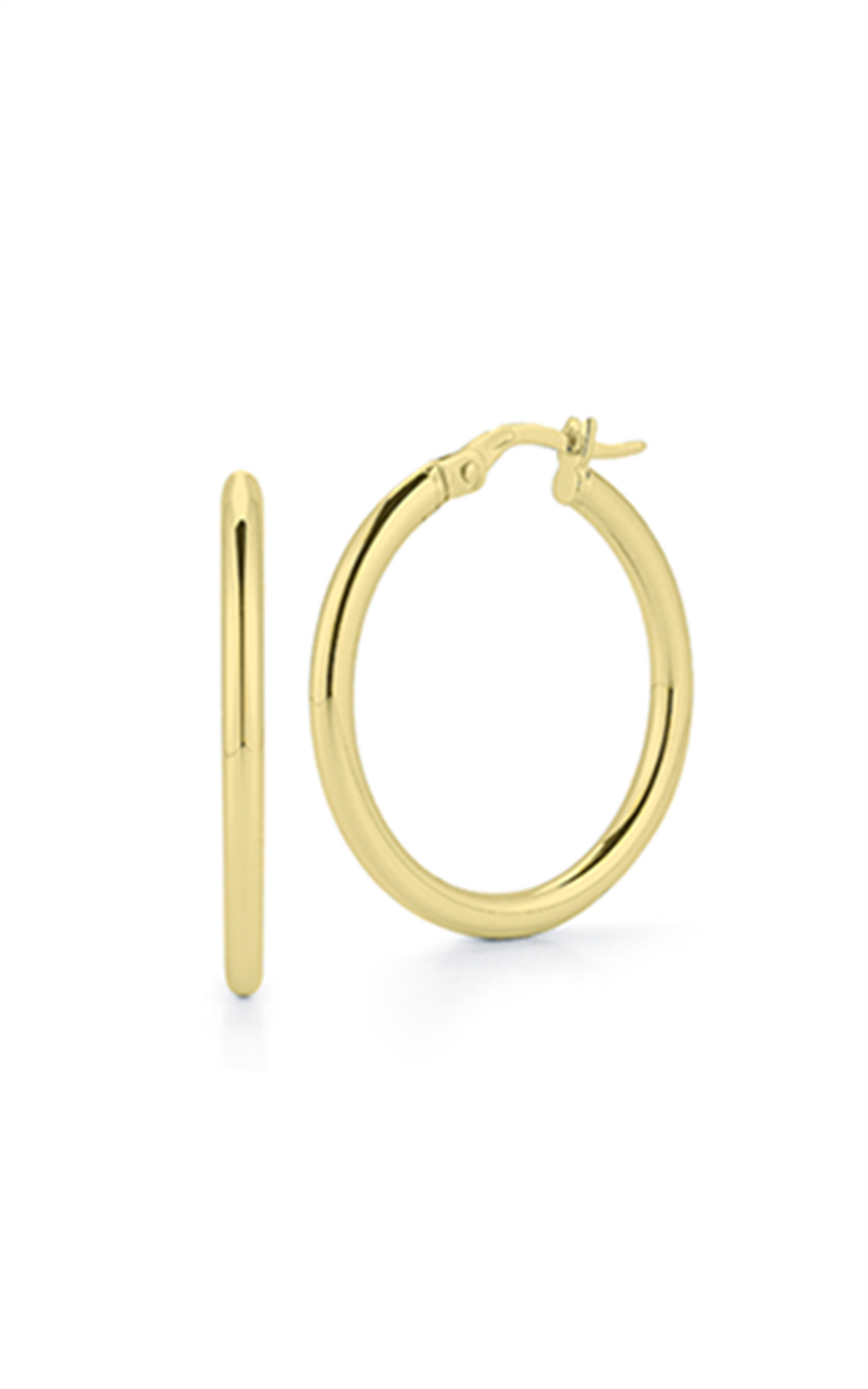 Roberto Coin Designer Gold Small Round Hoop Earrings