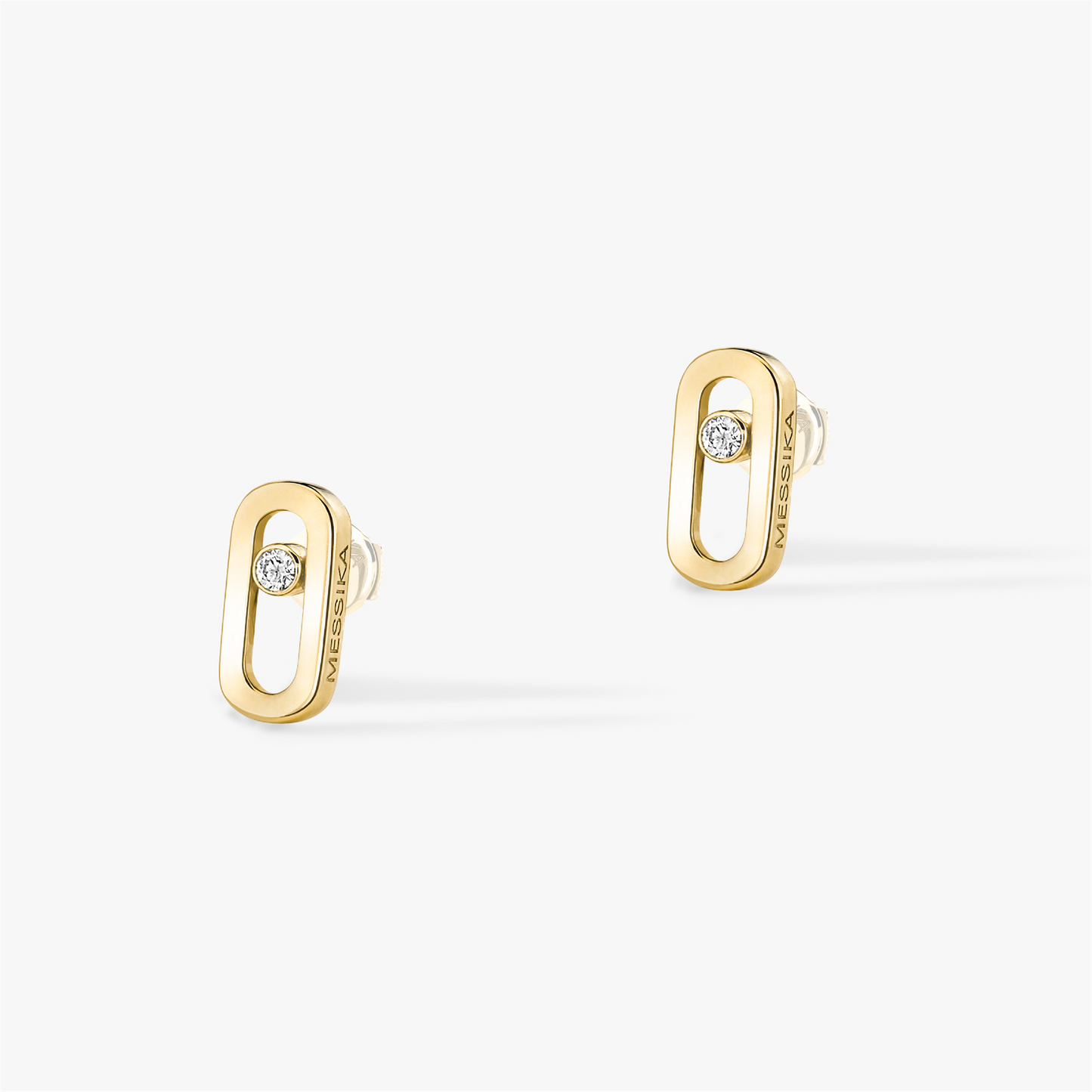 Messika Gold Move Uno Stud Earrings