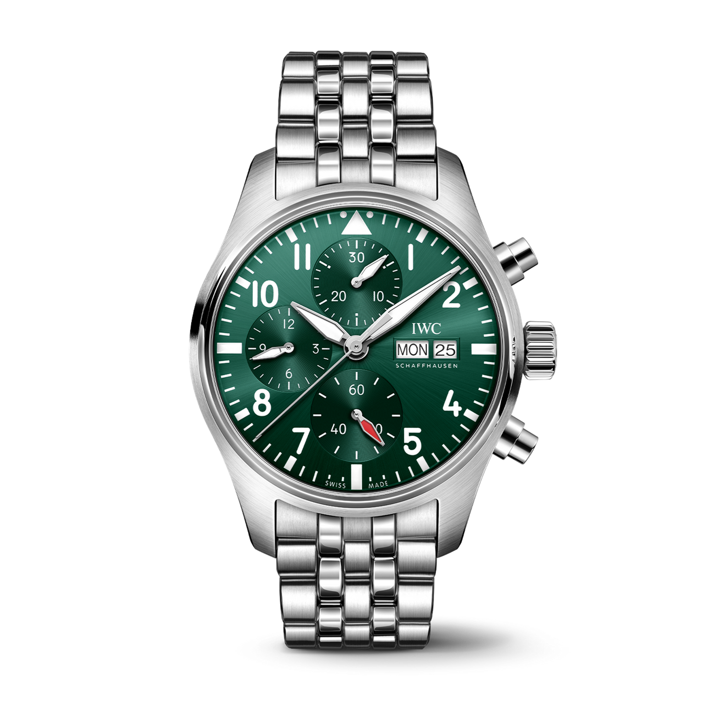 IWC Shaffhuasen Pilot's Watch Chronograph 41mm w/ Green Dial