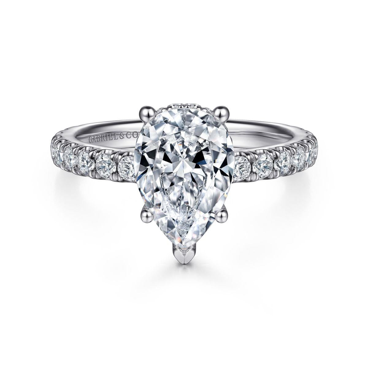 pear shaped engagement ring
