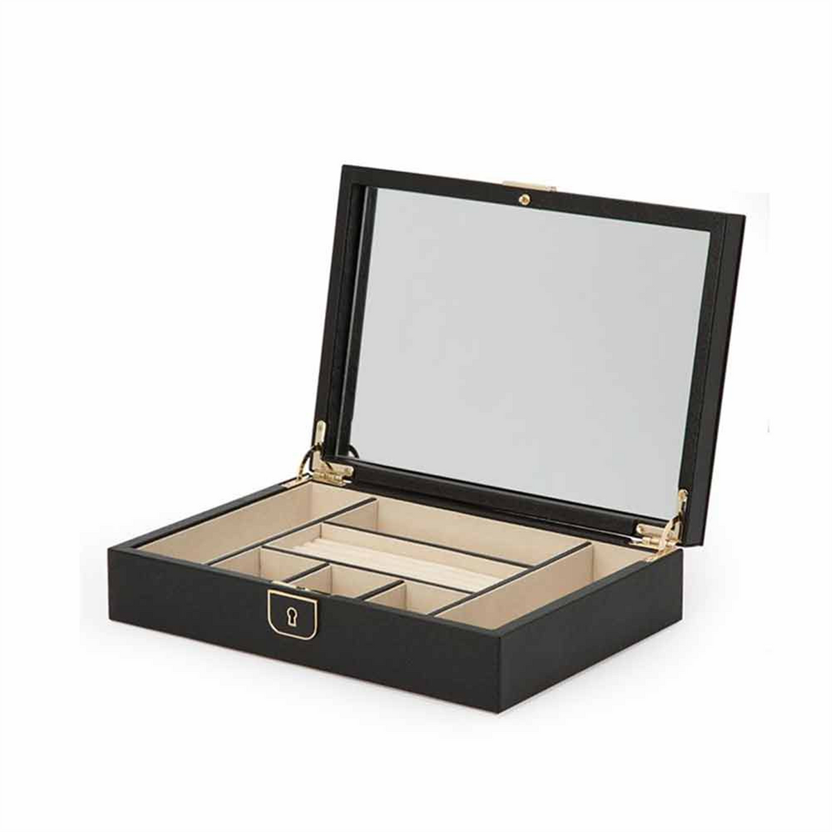 WOLF Palermo Medium Jewelry Box in Black Anthracite – Thomas