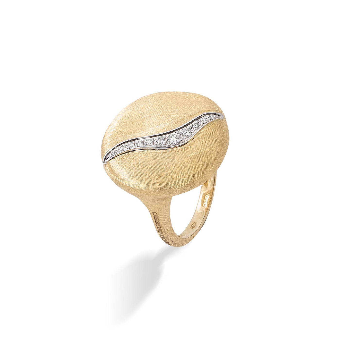 Marco Bicego Limited Edition Jaipur Engraved Ring w/ Diamonds