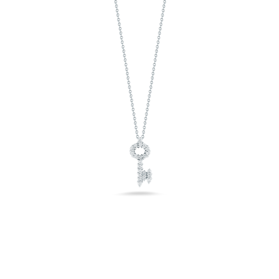 Roberto Coin Diamond Baby Key Necklace