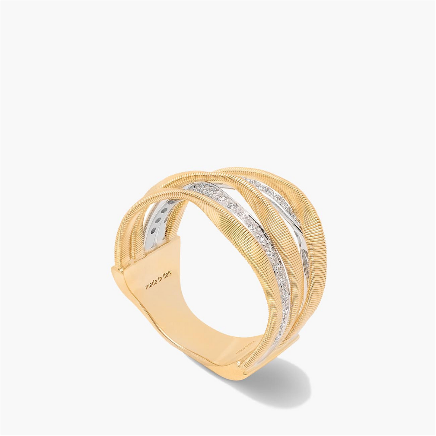 Marco Bicego Marrakech Twisted 5 Row Diamond Ring