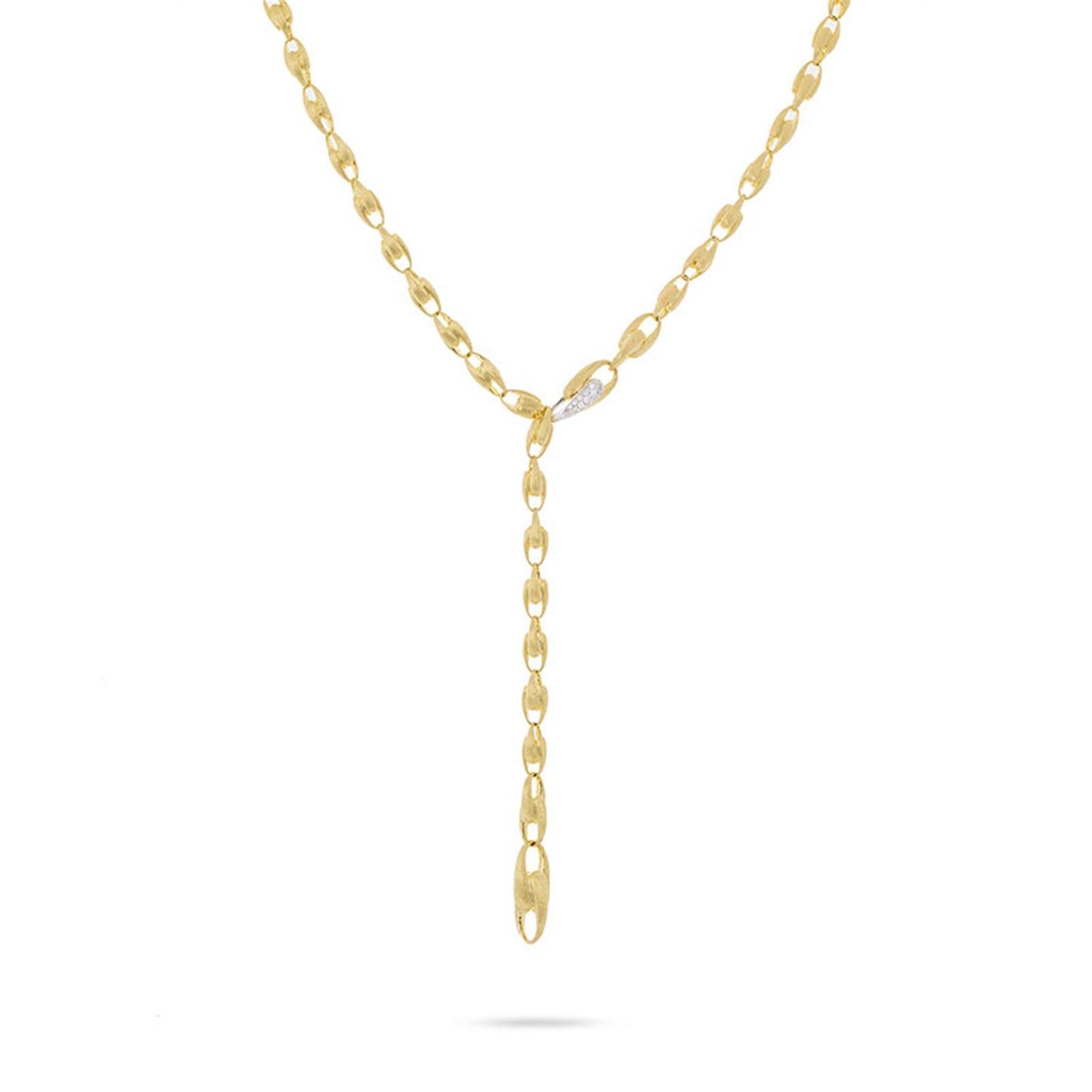 Marco Bicego Lucia Link Lariat Necklace with Diamonds