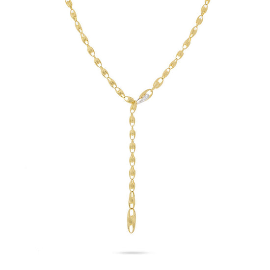 Marco Bicego Lucia Link Lariat Necklace with Diamonds