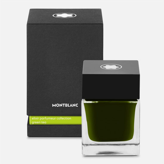 Montblanc Ink Bottle 50 Ml, Green, Elixir Parfumeur, Green Tea Scent