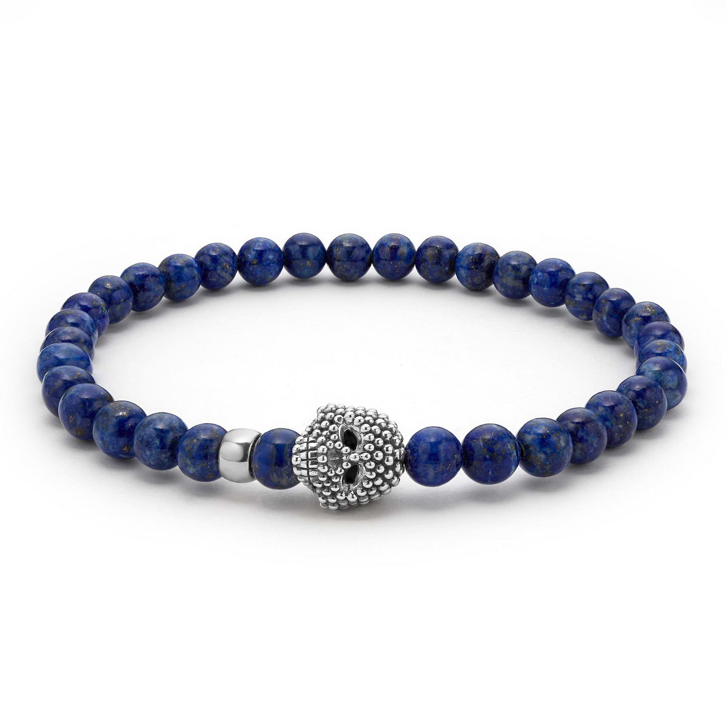 Lagos Lapis Skull Bracelet