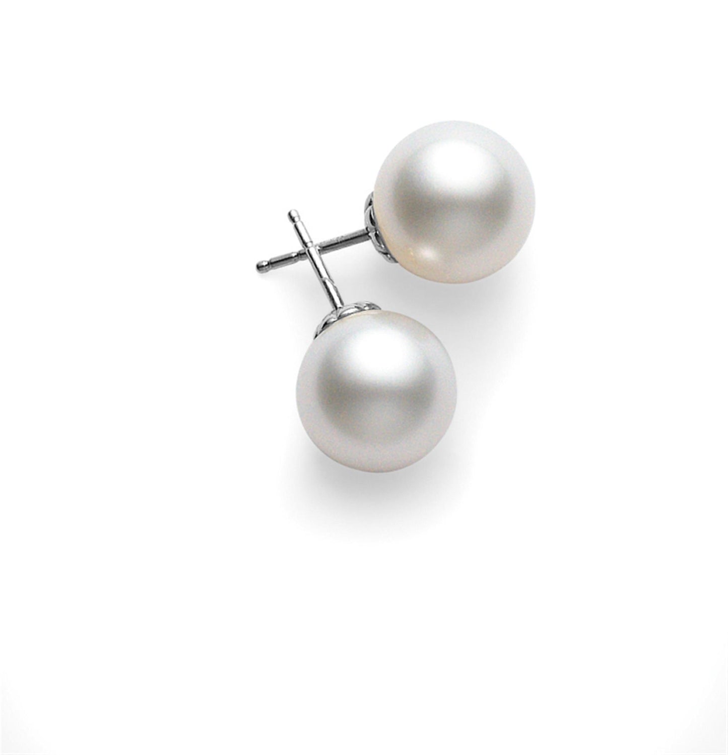 Mikimoto 10mm White South Sea Pearl Studs