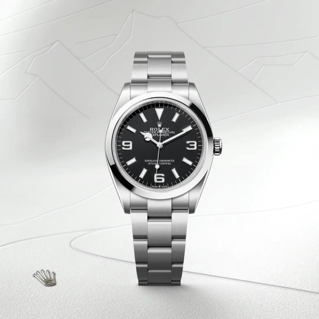 Rolex Explorer 36 Oyster, 36 mm, Oystersteel M124270-0001 – Thomas