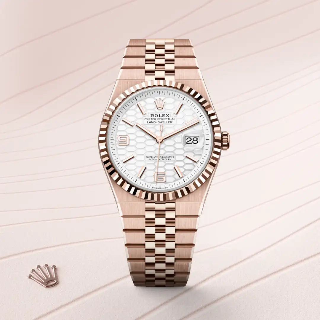 Rolex Land-Dweller 40 Oyster, 40 mm, Everose gold M127335-0001