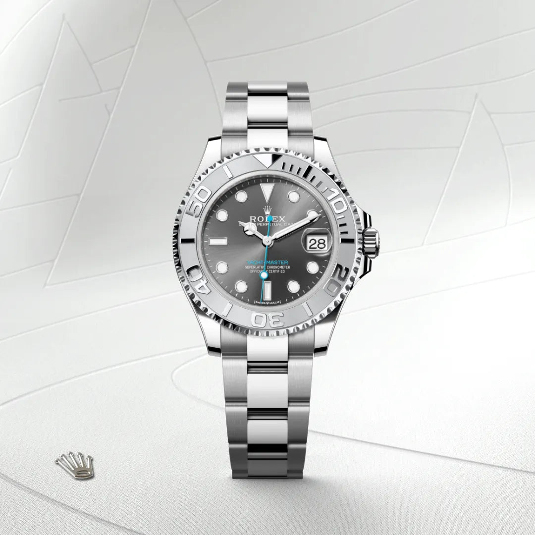Rolex Yacht-Master 37 Oyster, 37 mm, Oystersteel and platinum
