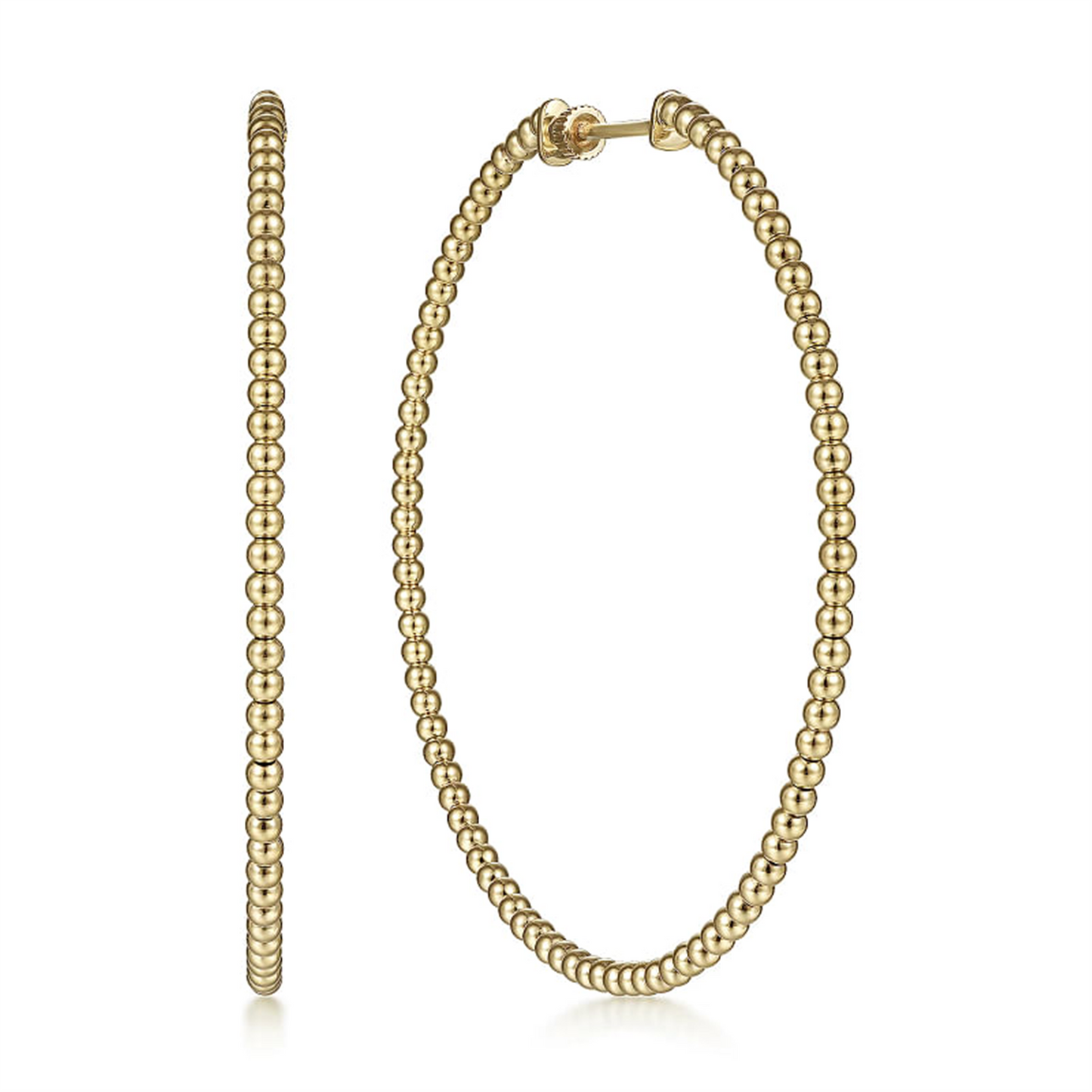 Gabriel & Co. Gold Bujukan Classic Hoop Earrings