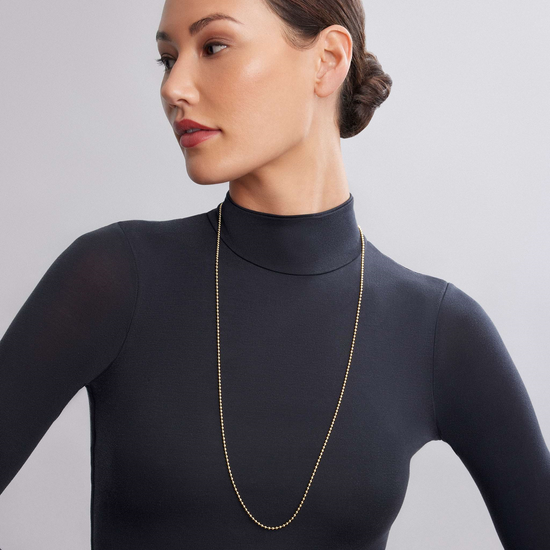 Lagos Beaded Necklace in 18k Gold