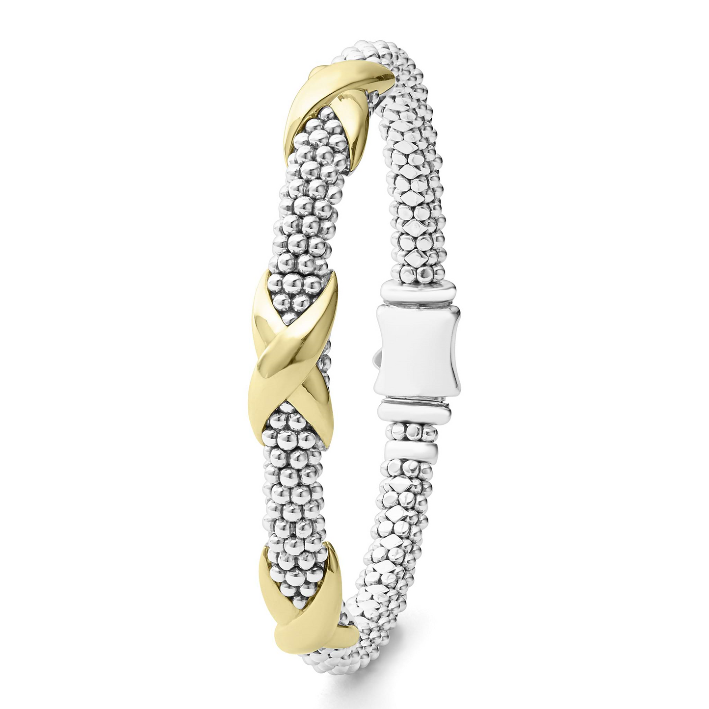 Lagos Three Station X Caviar Bracelet - 6mm