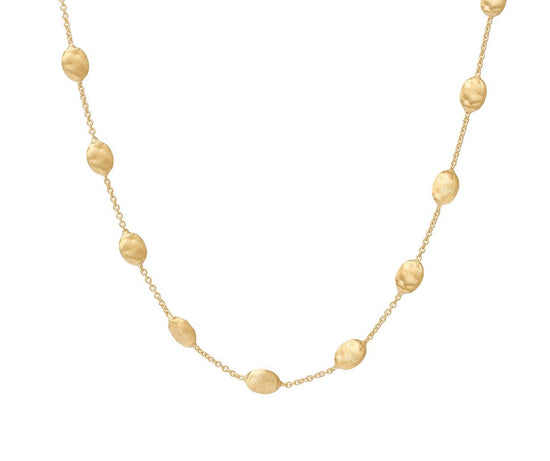 Marco Bicego Gold Siviglia 16" Engraved Necklace