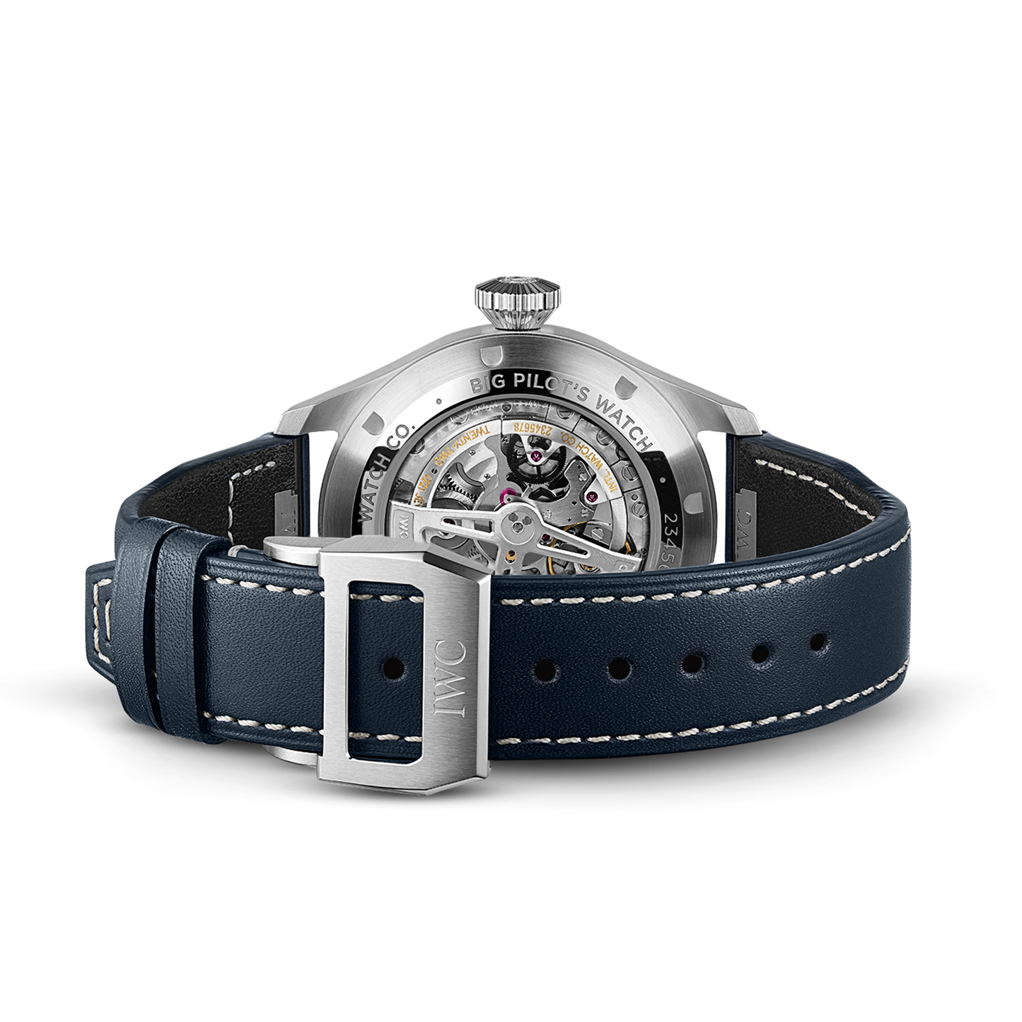 IWC Shaffhausen Big Pilot’s Watch 43mm w/ Blue Dial & Strap
