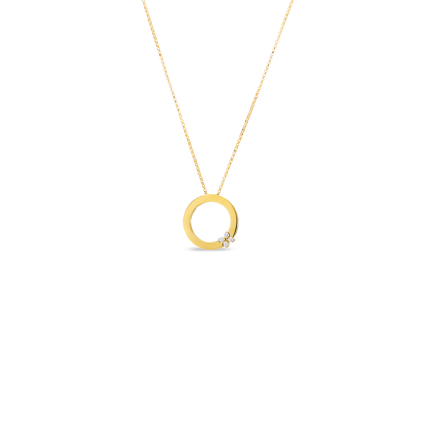 Roberto Coin Love In Verona Gold Diamond Necklace