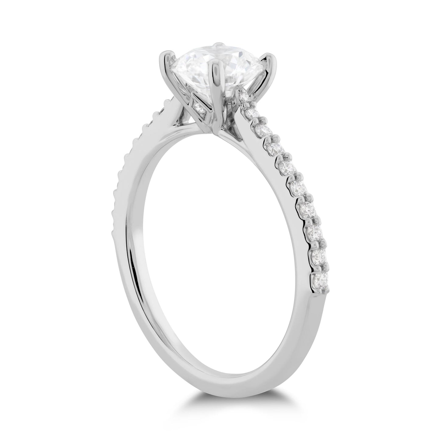 Hearts on Fire Camilla 1.8ct Diamond Engagment Ring in 18k White Gold