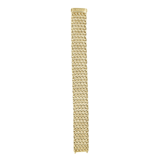 Lagos Statement 18k Gold Caviar Bracelet