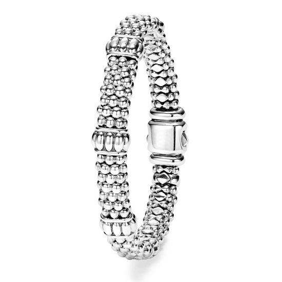 Lagos Fluted Beaded Bracelet
