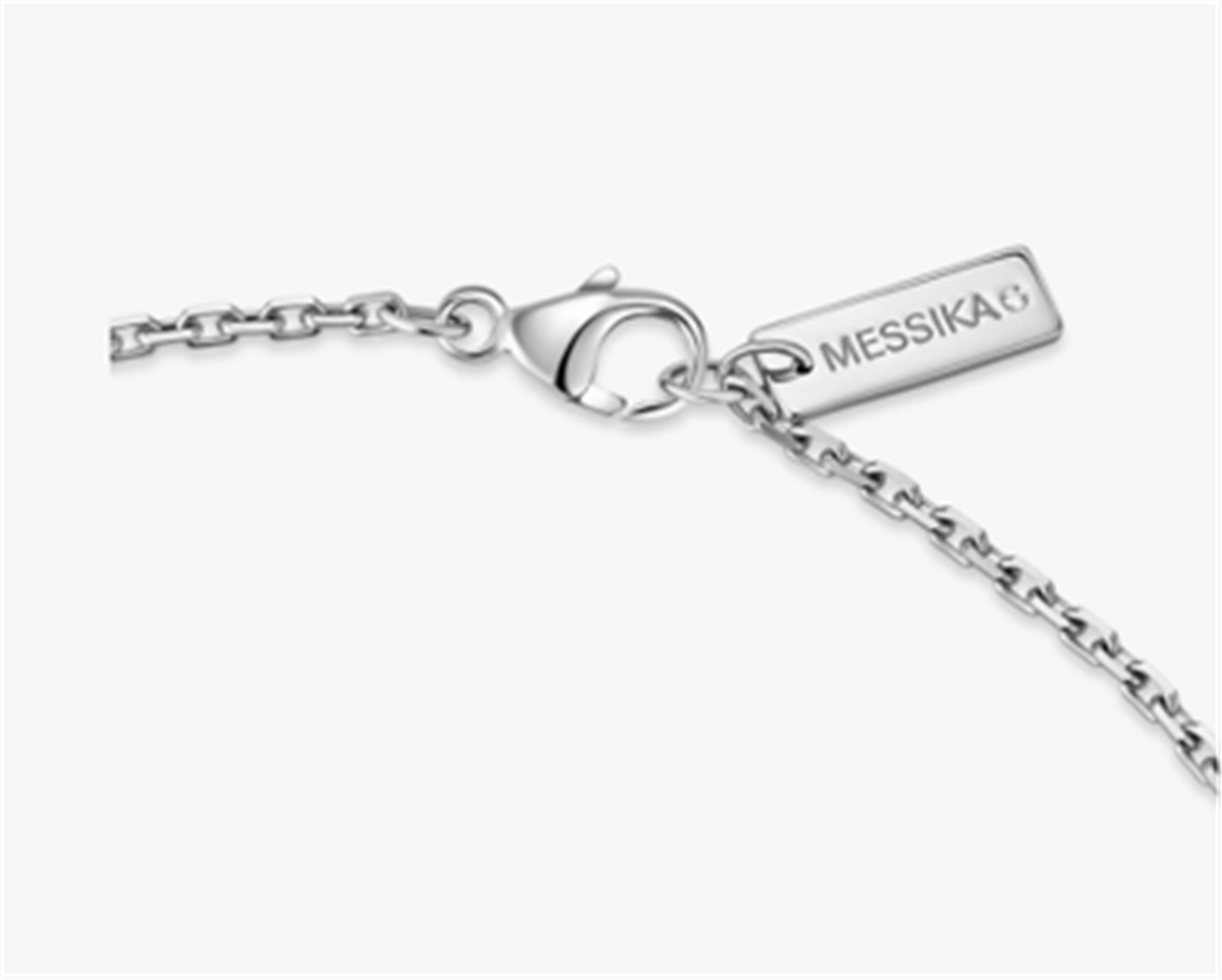 Messika Moderniste Tie Necklace w/ Diamonds in 18k White Gold