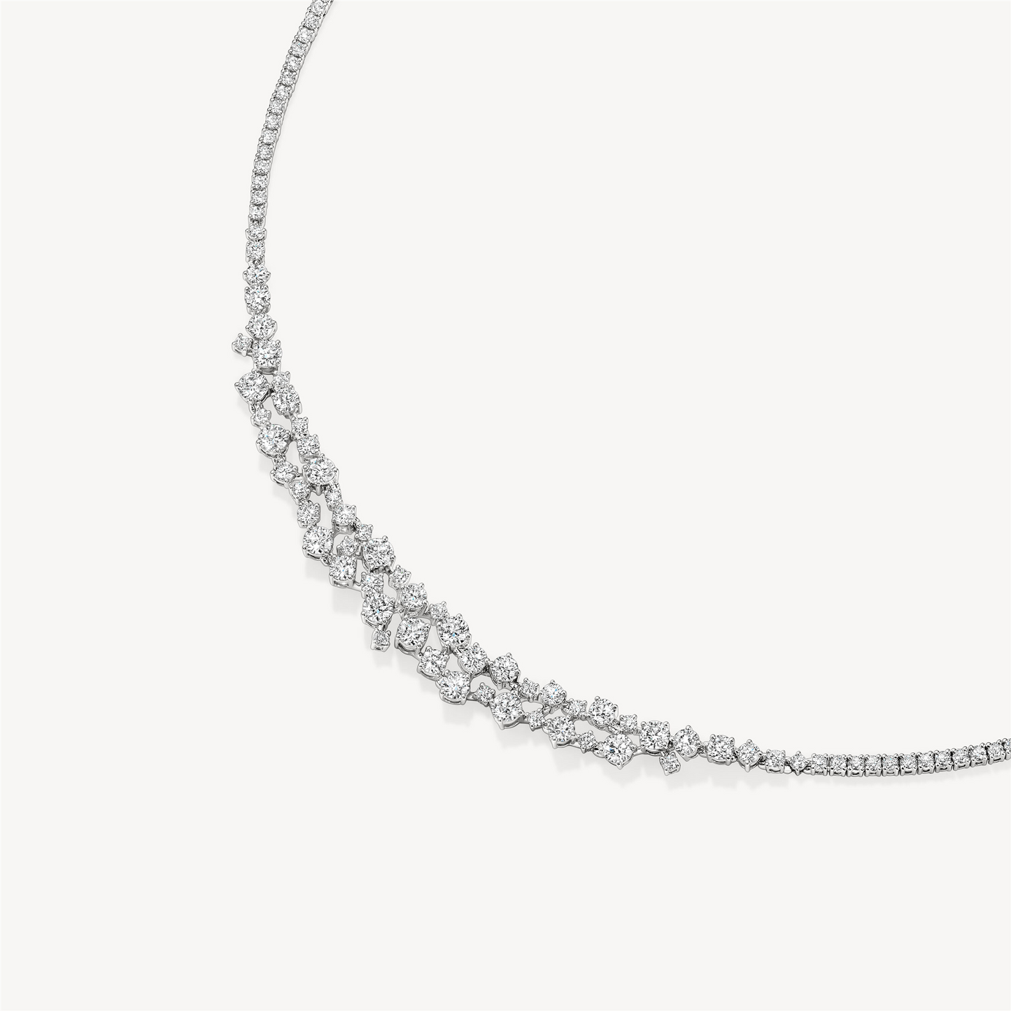 Hearts on Fire Starlight 7.50ct Diamond Necklace in 18k White Gold