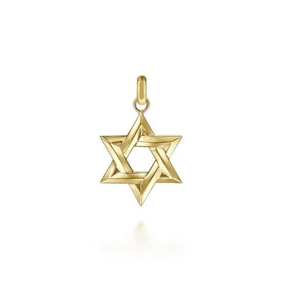 Gabriel & Co. Gold Star of David Pendant