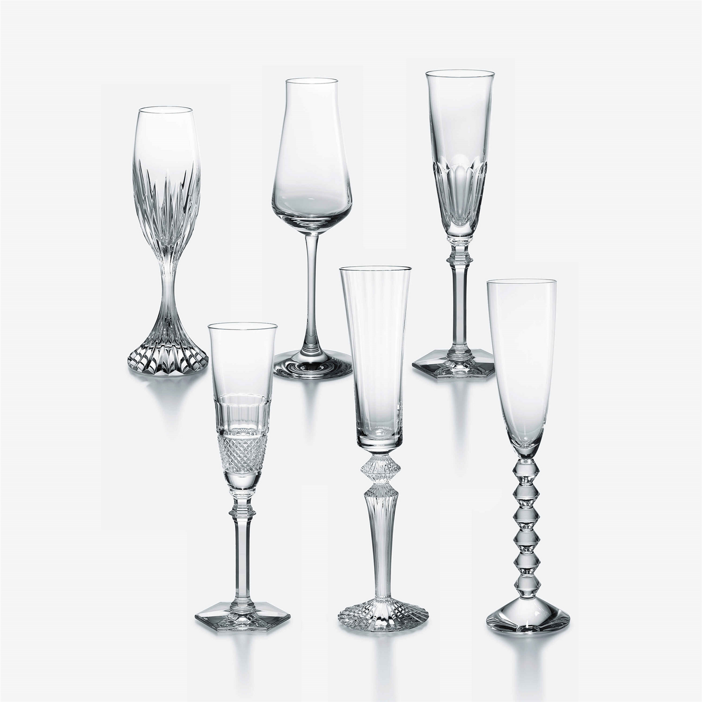 Baccarat Bubble Box Flutes Set of 6