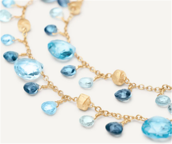 Marco Bicego Paradise Mixed Topaz Bracelet in 18k Gold