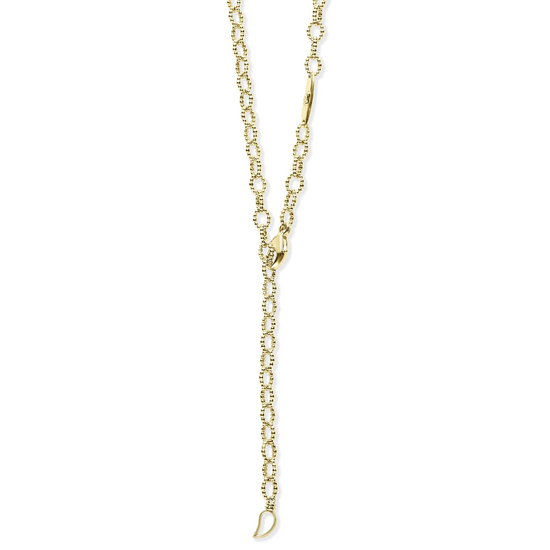 Lagos Small Link Necklace in 18k Gold