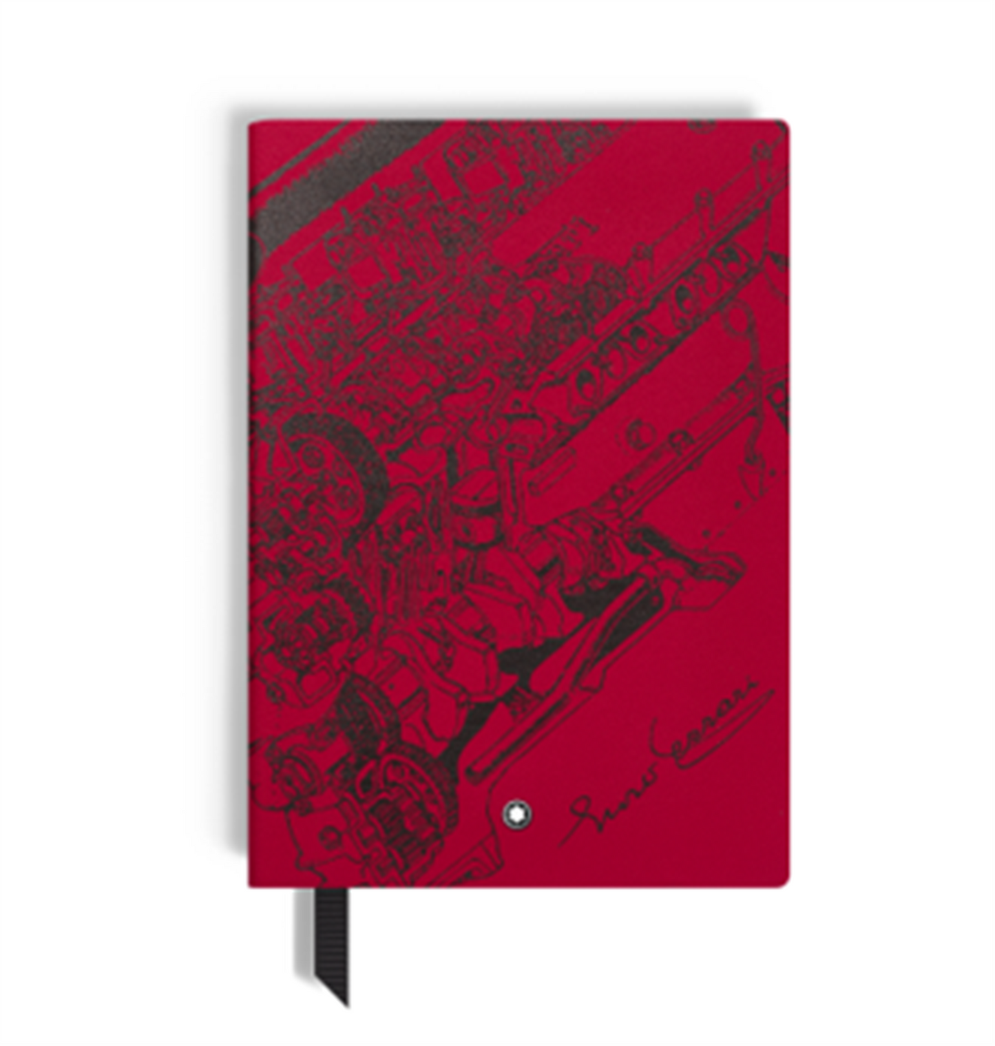 MontBlanc Great Characters Enzo Ferrari Special Edition Leather Notebook