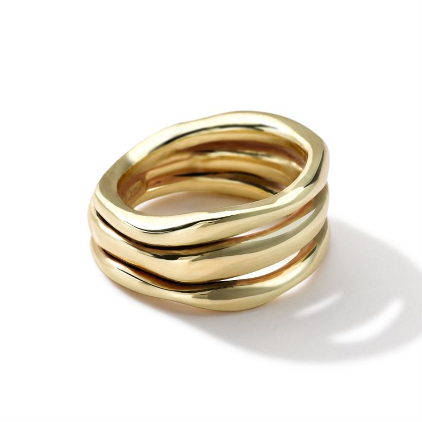 Ippolita Gold Triple Band Squiggle Ring