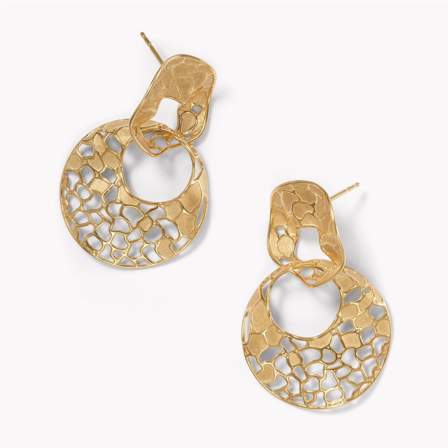 Jamie Turner Canyon Infinity Earrings in 18k Yellow Gold