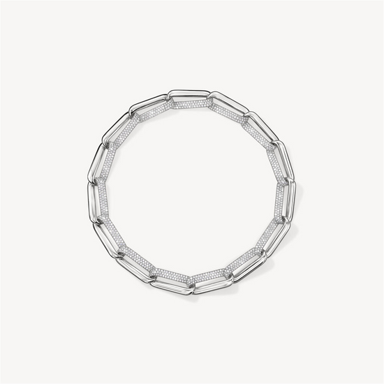 Hearts on Fire Inside / Out Diamond Link Necklace in 18k Gold & Diamonds