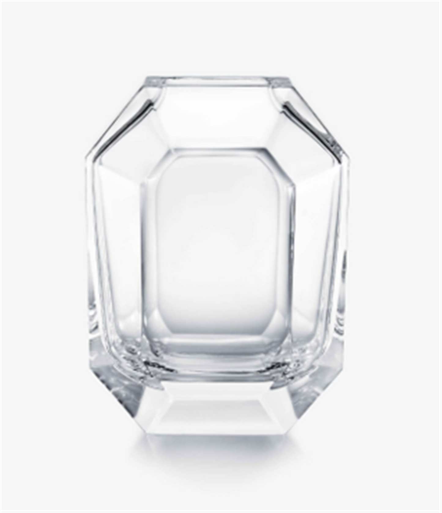 Baccarat Octagone Vase Clear