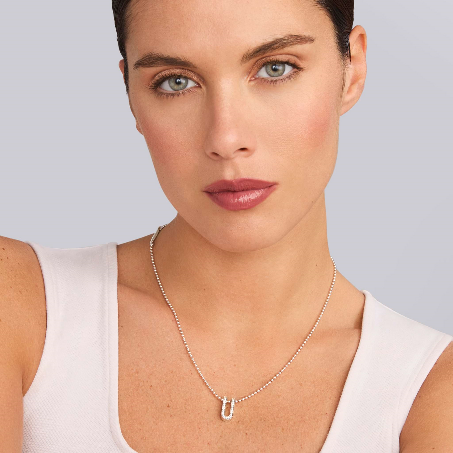 Lagos Small Linear Diamond Pendant Necklace