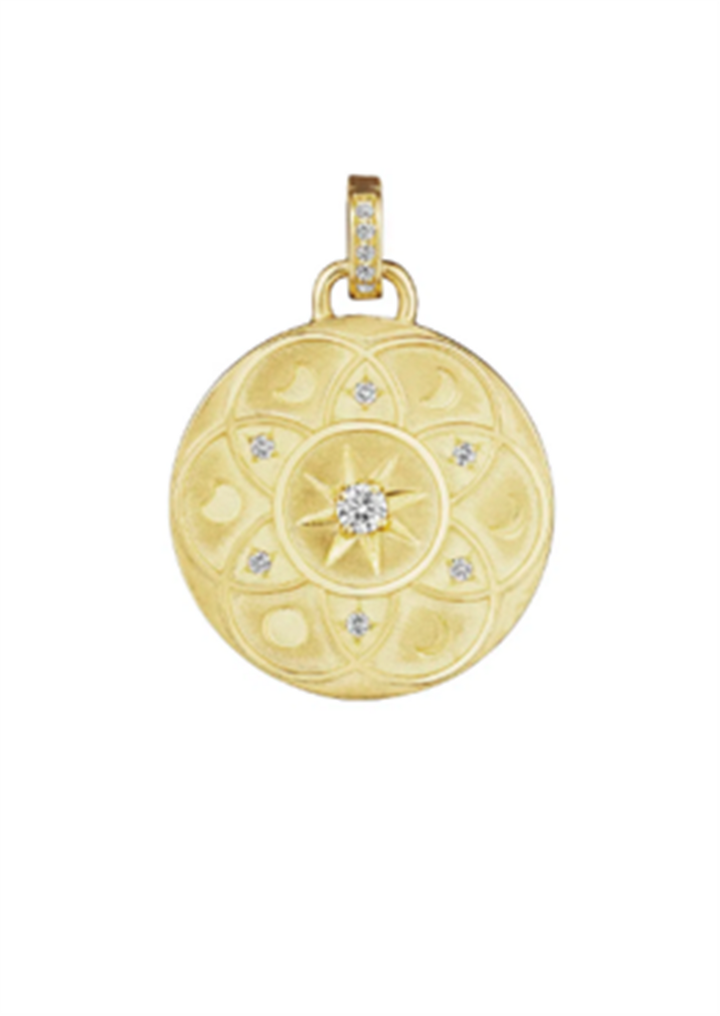 Penny Preville Round Lunar Medallion