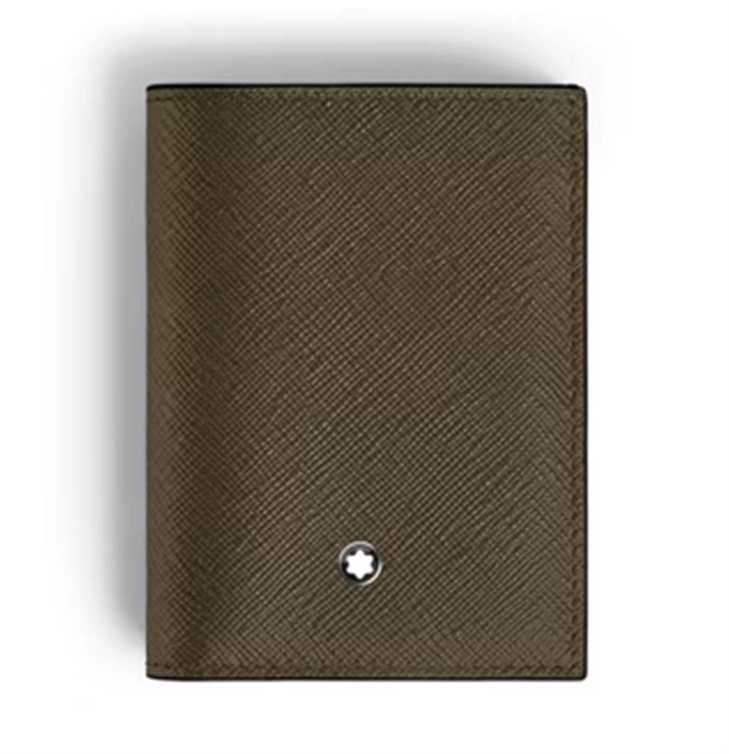 Montblanc Mini Wallet 4cc in Khaki Sartorial Leather