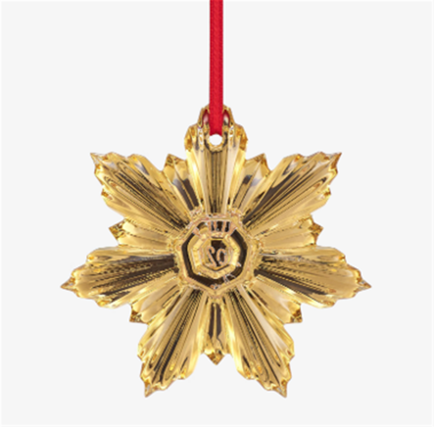 Baccarat Noel Annual Ornament Palmette 2025 in Gold