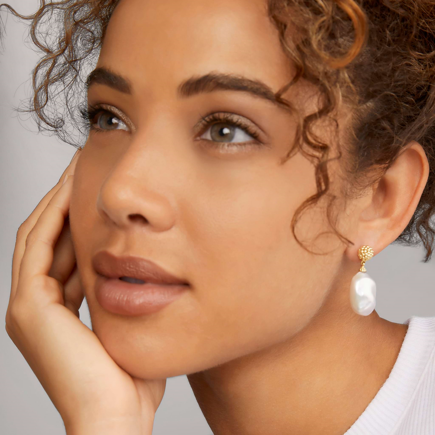 Lagos Baroque Pearl Drop Earrings in 18k Gold