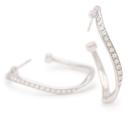 Marco Bicego Marrakech Twisted Diamond Earrings