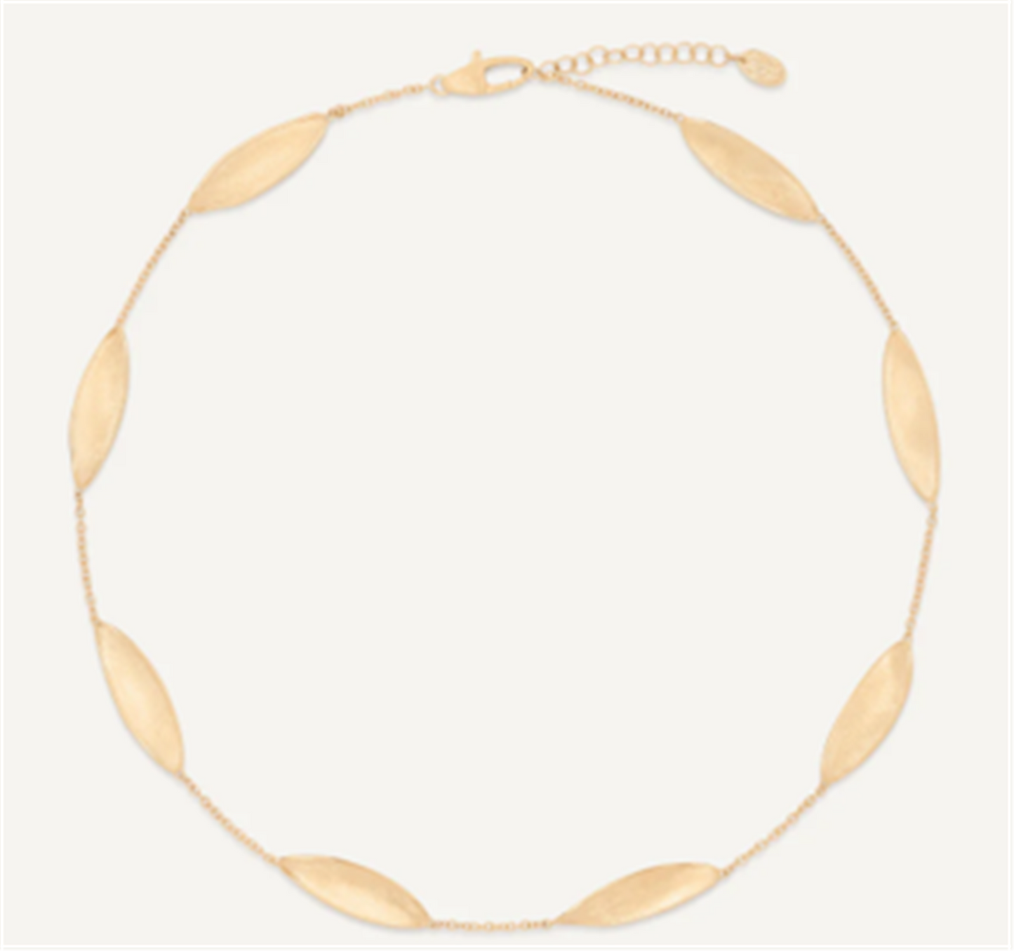 Marco Bicego Lunaria Short Station Necklace in 18k Gold