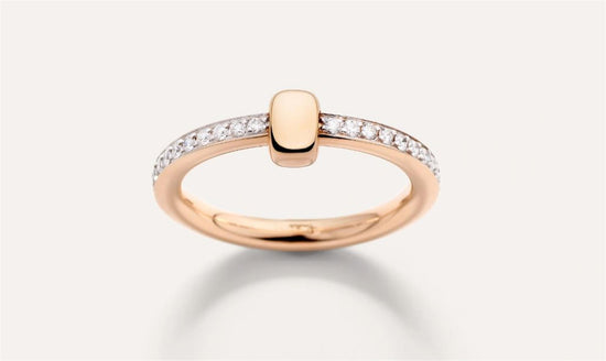 Pomellato Together Diamond Ring in 18k Rose Gold