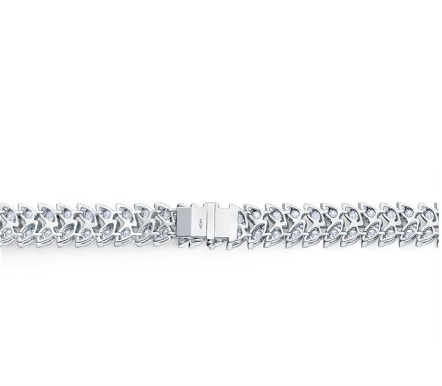 Aerial Dewdrop Double Line Bracelet