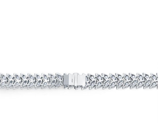 Aerial Dewdrop Double Line Bracelet